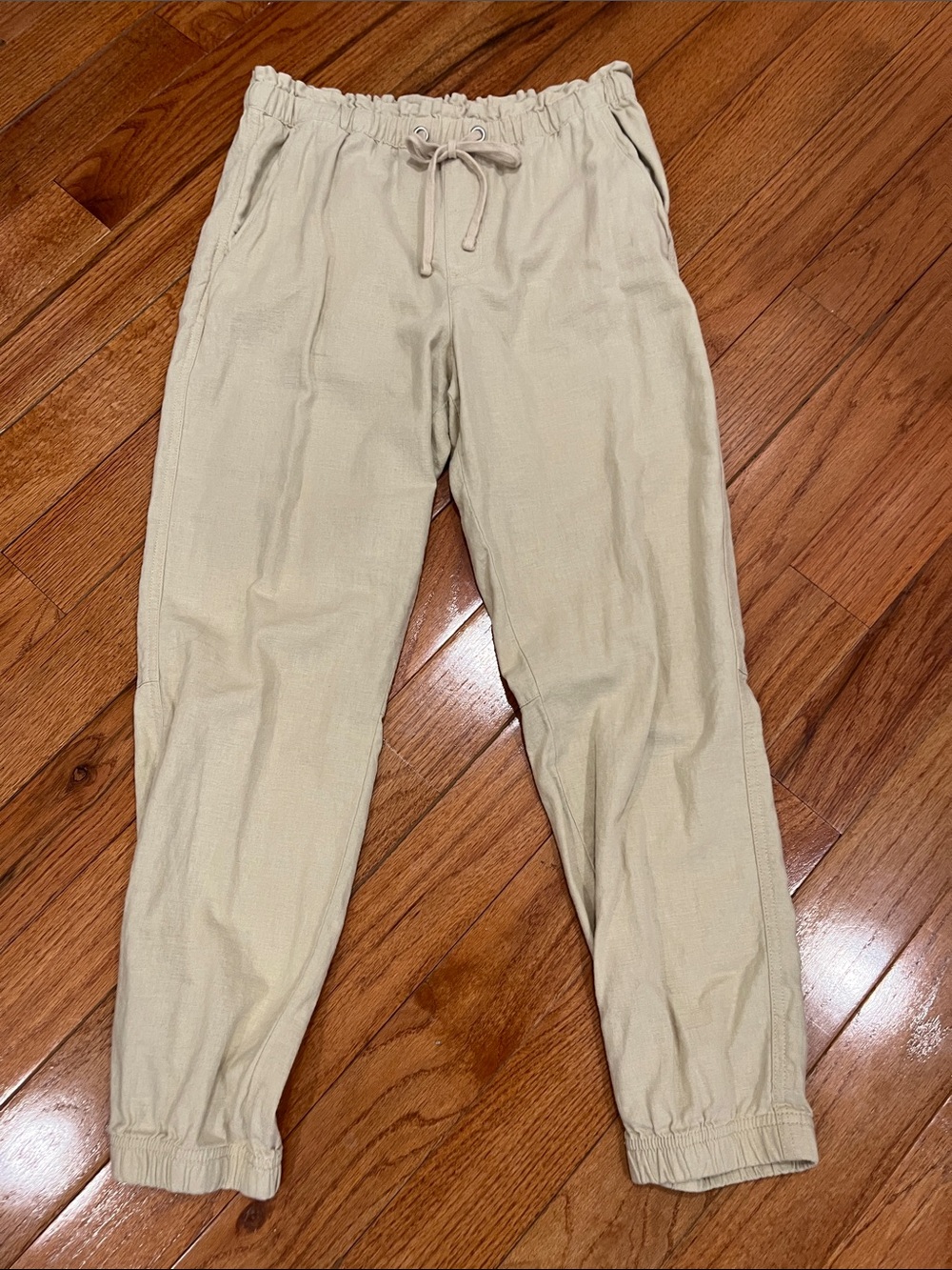 Sanctuary Beige Drawstring Jogger Pants🫶